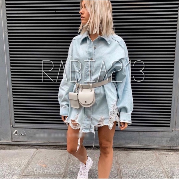 LAST 1!🔥ZARA LEATHER BELT WITH COIN POCKETS - Picture 9 of 16